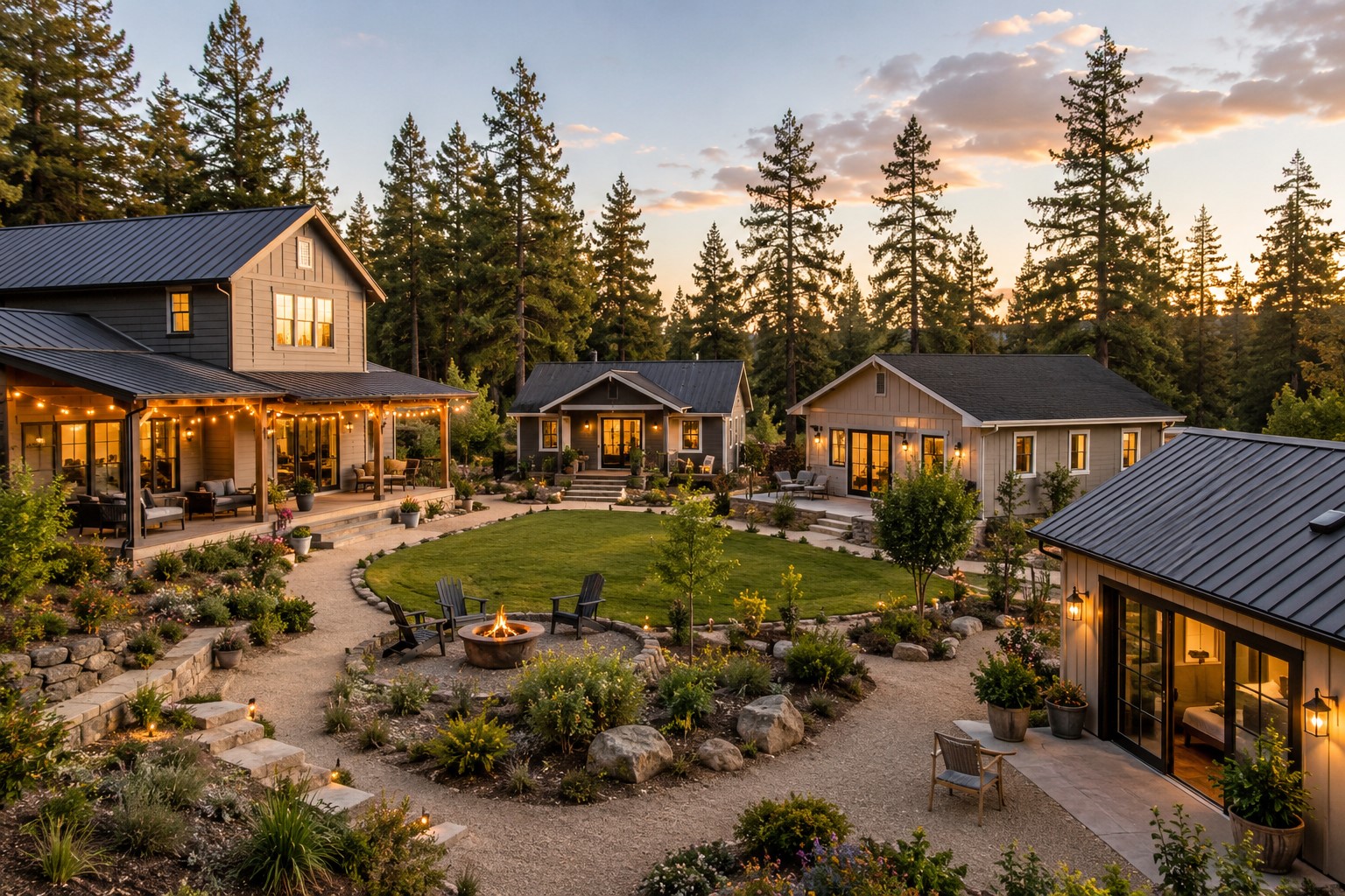 Family compound home on acreage in Greater Sacramento